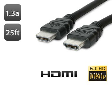 25ft Hdmi To Hdmi High Definition Cable Version 1 3a 3d Tv Ready Cables The Best By Mygica